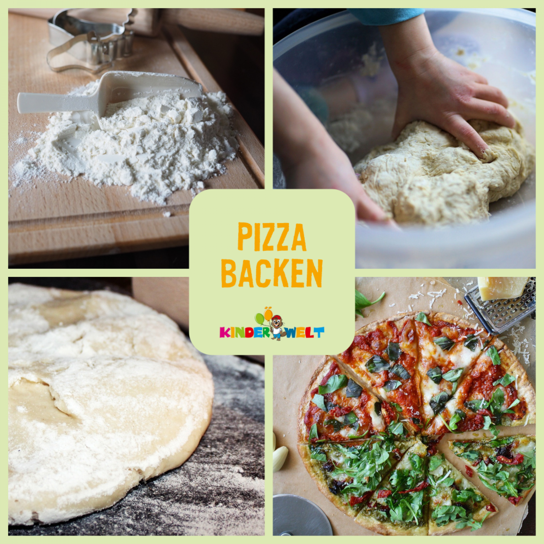 Pizza backen